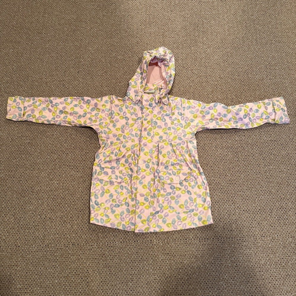 mini a ture copenhagen girls rain jacket size 7y